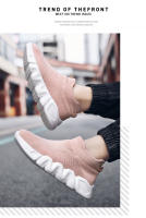 Zapatillas De Tenis Para Niños Y Niñas Alpargatas Deportivas De Alta Top Knitted Moda Casual Transpirables Talla True Fit - details 20
