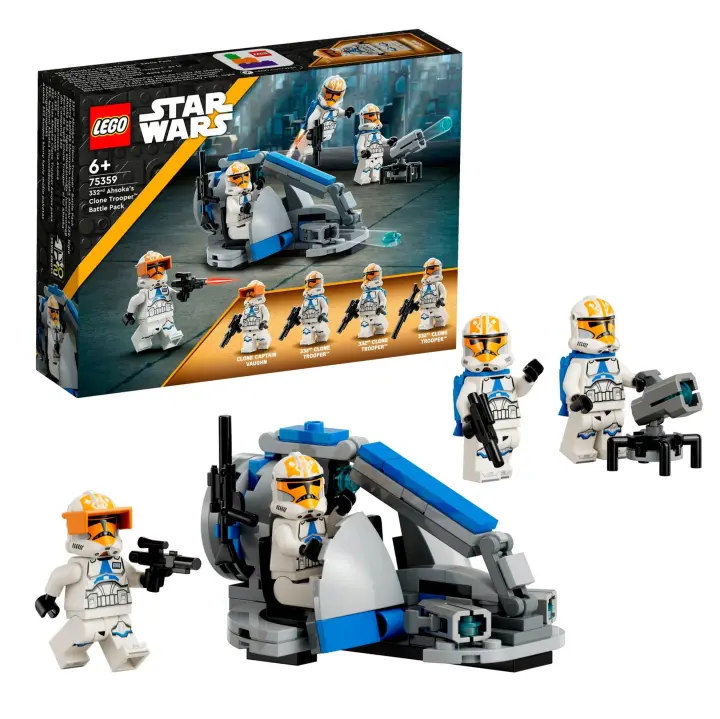 LEGO 75359 Star Wars Pack de Combate: Soldados Clon de la 332 de Ahsoka - 1