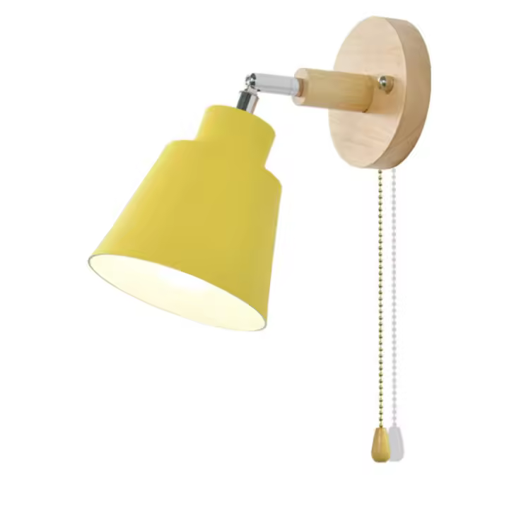 Lámpara de pared Modern para dormitorio Amarillo. - 1
