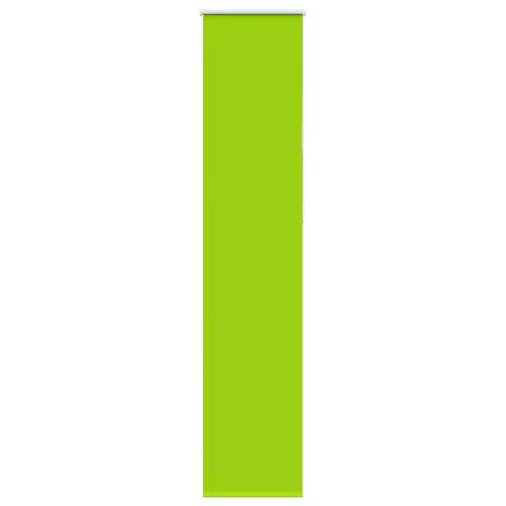 vidaXL Estor Enrollable Opaco hojas verde 45x230 cm Tela Ancho 40,7 cm - 1
