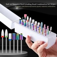 30Pcs Bits De Uñas Para Broca De Uñas Cerámica Diamante Cutícula Efile Carburo Eliminador Para Manicura Y Pedicura De Acrílico Gel En Salón O Hogar - details 5