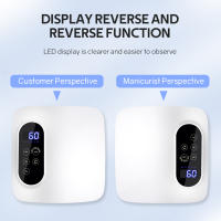Lámpara De Secado De Uñas LED Profesional 36LEDS 72W Recargable Con 4 Configuraciones De Tiempo Y Sensor Inteligente Sin Cable - details 3
