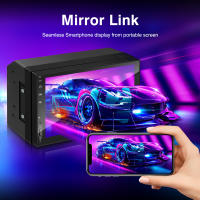 Reproductor Multimedia Para Coche 7 Pulgadas Con Carplay Android Auto Pantalla Táctil IPS HD USB Bluetooth FM TF Card 2 Din Stereo - details 4