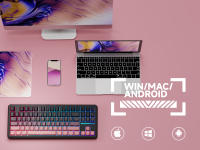Teclado Mecánico Personalizado EWEADN X87 Con Switches KAILH Y HUANO RGB 10000mAh 80% Layout Para Gaming Y Esports - details 5