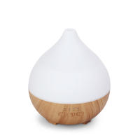 Humidificador de interior con difusor de aceites esenciales, máquina de aromaterapia portátil USB de 140 ml con aroma a madera. - details 1