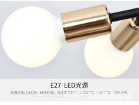 Lámpara Colgante LED Moderna Para Decoración De Hogar Iluminación Para Dormitorio Comedor Sala De Estar Lámpara De Techo Simple - details 15