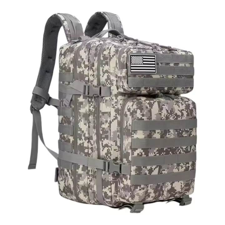 Mochila para Viajar  Mochilas de  Colores con Agarre de Mano para Viaje  Múltiples Bolsillos  Mochila de asalto del ejército Bolsa Bug Out de 3 días mochila de senderismo para acampar  (666-DS) - 1