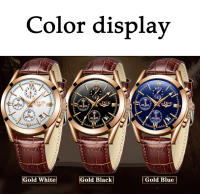 Reloj De Pulsera Deportivo De Lujo Para Hombre LIGE Cuarzo Militar Con Correa De Cuero Premium Impermeable Y Cronógrafo Moda Casual - details 5