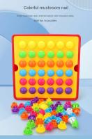 Juego De Rompecabezas De Hongo 3D Para Uñas Juguete Educativo Montessori Para Bebés Animales De Dibujos Animados Juguete Para Niños Regalos Tempranos - details 9