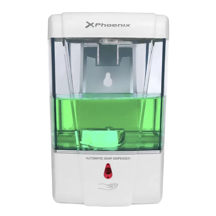 Phoenix Technologies - Dispensador Automatico para Pared de Gel, Capacidad 700 ml, Alimentacion Pilas - 1