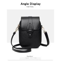 Bolso De Hombro Para Mujer Mini Multifuncional De Cuero Sintético Microfibra Estilo Fashion Cierre Hasp Múltiples Usos Para Teléfono Móvil Deporte - details 11