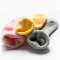 Calcetines De Algodón Para Bebés 2PCS Otoño Invierno Gruesos Y Cálidos Para Niños Y Niñas Antideslizantes Terry 0-3 Años - details 2