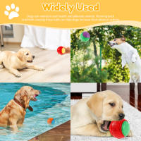 Juguetes Interactivos Para Perros 6Pcs Bolas Sonoras De TPR Masticables Resistentes Al Mordisco Para Limpieza De Dientes Y Entretenimiento - details 5