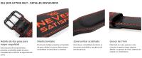 RL Grips® Cinturón de Gimnasio en Cuero Auténtico para Musculación - Soporte Lumbar de Piel Acolchado para Levantamiento de Pesas, Halterofilia y Fitness - details 5