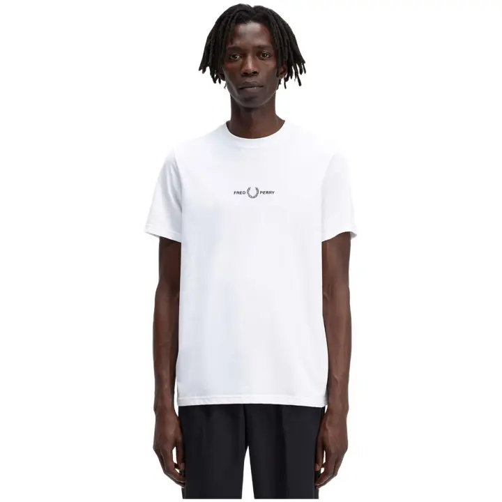 Camisetas De Manga Corta Fred Perry para Hombre en color Blanco - 1
