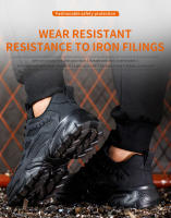 Zapatos De Seguridad Para Hombre Ligeros Y Protegentes Zapatillas De Trabajo Transpirables Antipinchazos Sin Metal En La Punta - details 8