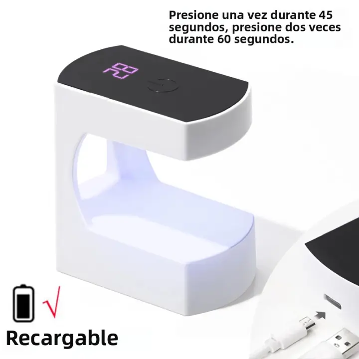 LULAA Máquina De Uñas Portátil UV Para Gel Manicura Lámpara LED Mini Luz De Uñas Fácil Y Rápida Extensión De Uñas Manicura UV - 1