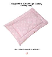 Cama Para Gato Suave Y Cómoda Con Piso Desmontable Y Diseño Plegable Para Almacenamiento Fácil De Bolsas De Sueño Para Gatos Y Perros - details 1