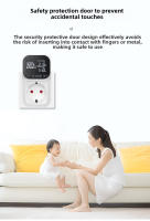 Tomacorriente Con Timer Y Termostato Digital 220v Controlador De Temperatura Con Interruptor De Timer Para Calentamiento Y Refrigero Sensor De Temperatura Para El Hogar - details 4