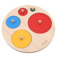 Juguetes Educativos Montessori Puzle De Madera Con Formas Geométricas Juego De Aprendizaje Infantil Para Bebés Y Niños Pequeños - details 3