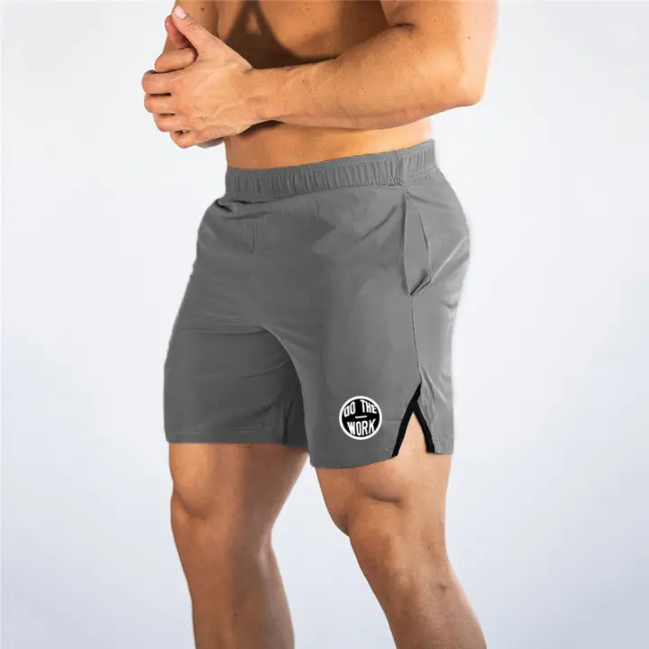 Pantalones Deportivos de Verano Delgados Pantalones Cortos de Fitness Secado Rápido para Hombres - 1