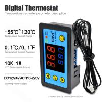 Controlador De Temperatura Digital W3231 DC12V 24V AC 110~220V Con Sensor NTC Módulo Termómetro Inteligente Para Hogar Y Jardín - details 0