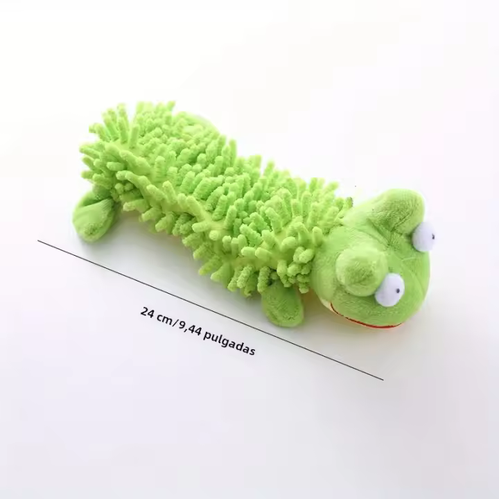 Juguete De Peluche Para Perros Sonido Al Masticar Entrenamiento Interactivo Mops Lint Juguetes Para Chupar Y Masticar Para Cachorros - 1