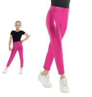 Leggins Brillantes para Niña Mujer, Cintura Elástica y Largo hasta el Tobillo, Mallas para Danza Disco Jazz Baile, Fiesta y Carnaval - details 10