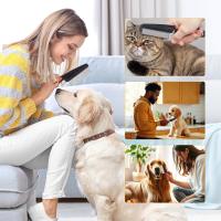 Peine antipulgas Nuoshen para perros y Gatos de pelo Largo-Mango ergonómico, dientes finos - Herramienta de ASEO para eliminar Pulgas - details 1