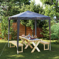 vidaXL Carpa para Celebraciones Profesional Fiestas Jardín Exterior Color Azul,  Blanco,  Antracita y mas - details 2
