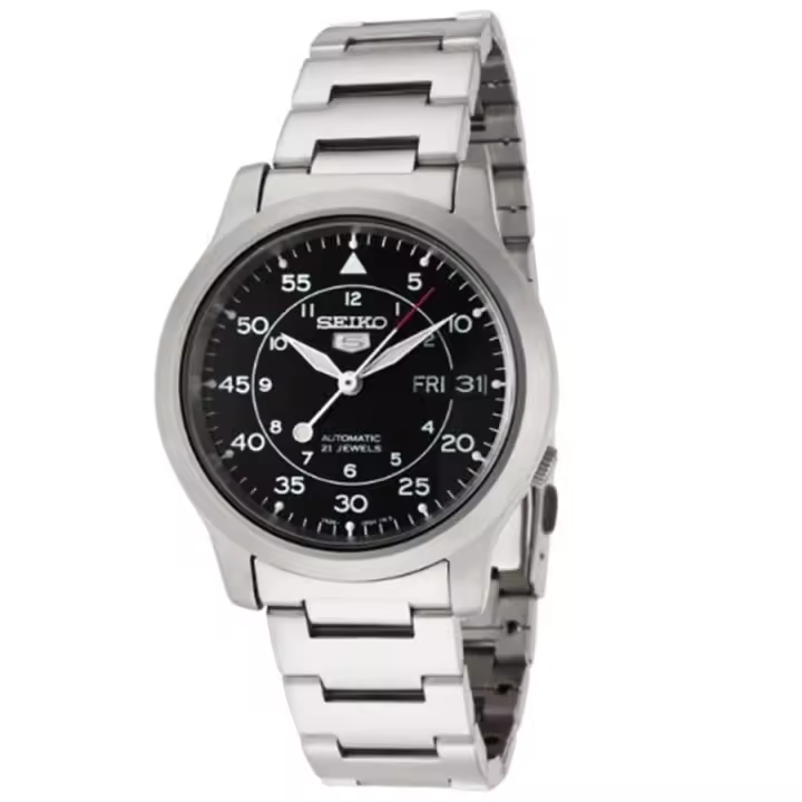 SEIKO Series 5 SNK809K1 MILITARY Reloj Automático de Pulsera de Acero para Hombre - 1