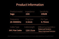 KZ Saga Auriculares Inalámbricos De Cables De Alta Calidad Con Altavoces Dinámicos Y Cable Desmontable Para Escenario Y Monitores - details 14
