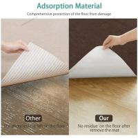 Manta De Suelo Para Escritorio Y Silla De Oficina 90x140cm Protector Antideslizante Para Madera Anti-Humedad Y Fricción - details 8