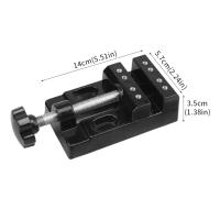 Herramienta De Reparación De Relojería 57mm Alicate Plano Para Madera Aleación De Aluminio Mini Torno vice Para Walnut Amber DIY - details 0