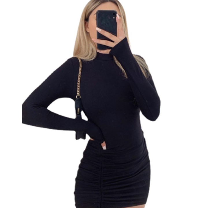 Vestido Mini Elegante De Encaje Con Cordones Slim Fit Para Mujer Sexy De Fiesta Sólido Verde Oscuro Negro Polyester