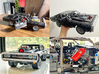 Bloques De Construcción Técnicos Para Jóvenes Dodge Charger Carrera De F1 Juguete Educativo Para Niños Regalos Para Boys - details 4