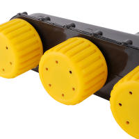 Atomizador De Gran Flujo Para Jardín Y Agricultura Regadío Ajustable Herramienta De Riego Para Pasto Y Vegetales 3/4/5/6 Maneras Tamaño 20*27.5cm Color Amarillo+ Negro - details 5