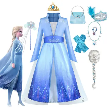 Disfraz Infantil Disfraz De Elsa Frozen Amazon Vestidos De