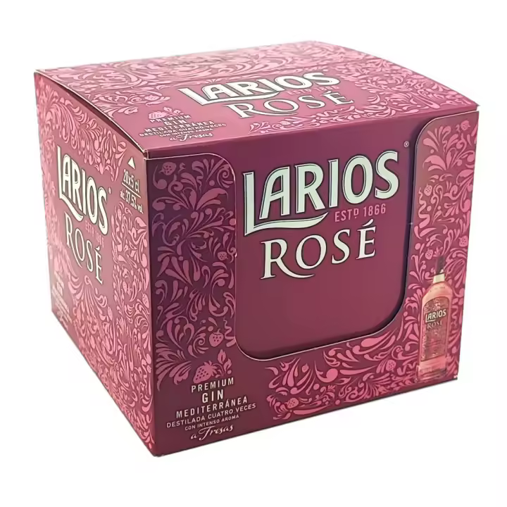 Pack de 20 Mini Botellitas Ginebra Larios Rosé 5 Cl. - 1