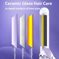 Rizador De Pelo Profesional 40mm De Cerámica Con Volteo Grande Onda Eléctrico Herramienta De Estilizado Para Cabello Seco Dual Voltage 120-240V - details 7