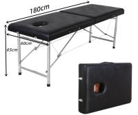Camilla Masaje Plegable CON FUNDA o sin ,CAMA de masaje portátil, mueble ligero, CAMA plegable, profesional, para terapia de tatuajes, Spa de belleza, 60x65x180cm - details 2