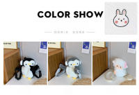 Mochila De Peluche Pingüino Kawaii Para Mujer Bolsa De Hombro Con Estilo Oveja Bolsa De Teléfono Móvil Y Monedas - details 0