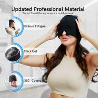 Migraine cap - Headache cap against Migraine - Cooling eye mask black black black black one size - details 1