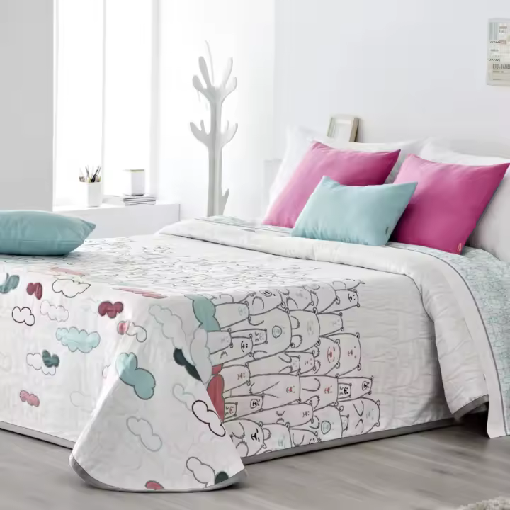 Colcha Capa Jacquard de Cañete 100% Poliéster - 1