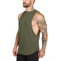 Chaleco Transpirable Para Hombre Color Sólido Verano Estilo Casual Cuello Redondo Absorbente De Humedad T-Shirt Deportiva - details 8