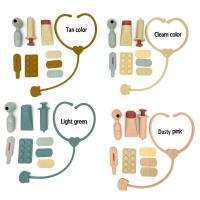 Juego De Película Doctor Infantil Con Set De Enfermera Para Niñas Y Niños Juguetes Educativos De Silicona Seguros Para Juegos De Rol Aprendizaje Para Bebés Y Niños Pequeños - details 0