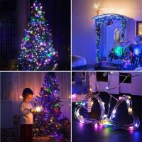 Luces De Fairy LED Con Alambre De Cobre Potenciado Por Batería Para Decoración De Habitación Jardín Bodas Fiesta Cumpleaños - details 8
