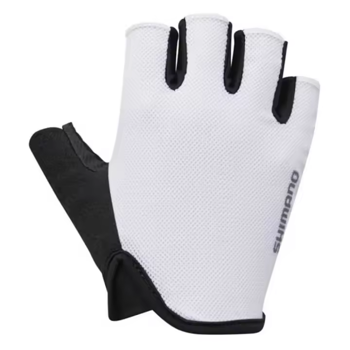 Ropa mujer Guantes Shimano Guantes Cortos Airway Blanco - 1