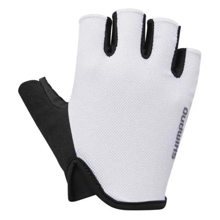 Ropa mujer Guantes Shimano Guantes Cortos Airway Blanco - 1