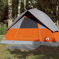 vidaXL Tienda de campaña iglú 3 personas tela opaca impermeable Color Blanco opaco,  Azul,  Gris y naranja y mas - details 2
